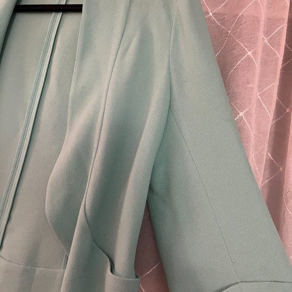 turquoise aritzia wilfred blazer jacket size 8 - Picture 4 of 15